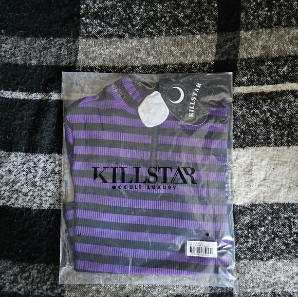 NWT. Killstar Malkin Crop Top Purple. Multiple sizes available. - Picture 4 of 9
